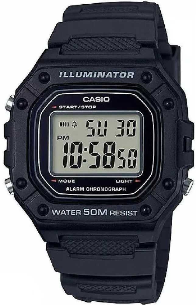 CASIO VYRIŠKAS LAIKRODIS W-218H-1A + DĖŽUTĖ