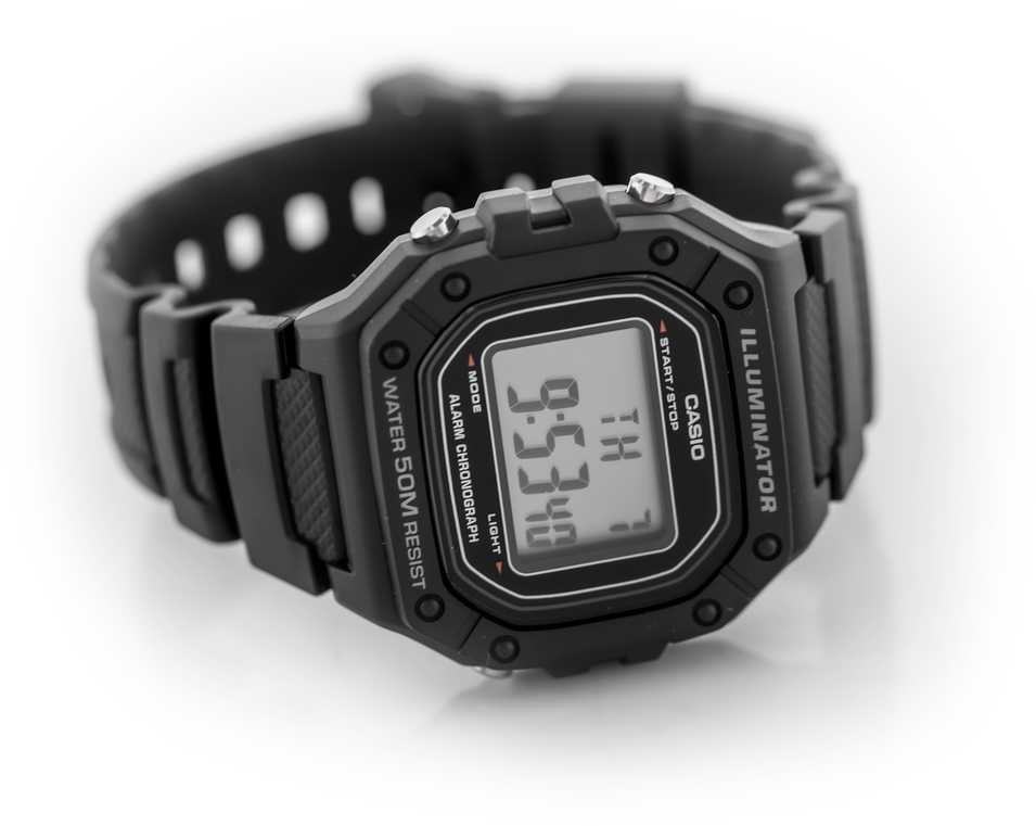 CASIO VYRIŠKAS LAIKRODIS W-218H-1A + DĖŽUTĖ