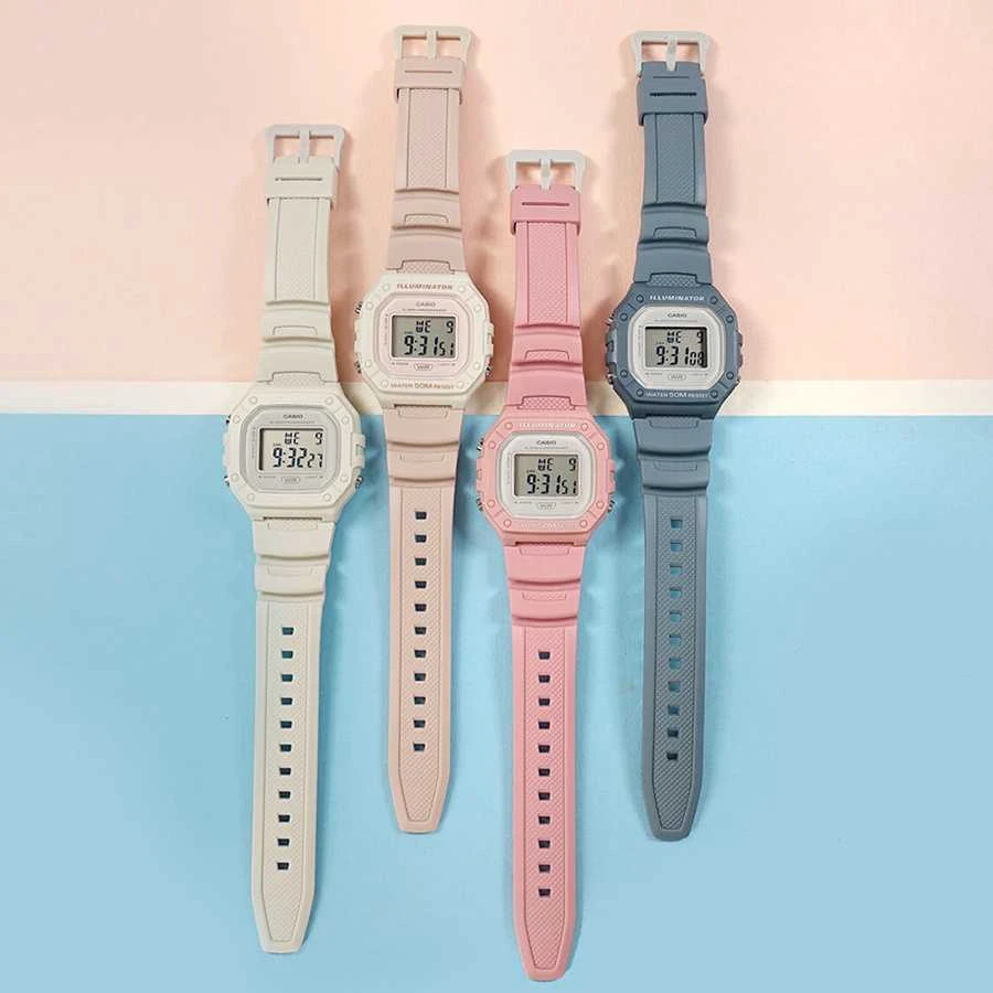 Casio vyriškas laikrodis W-218HC-2AVDF (zd208g) + dėžutė