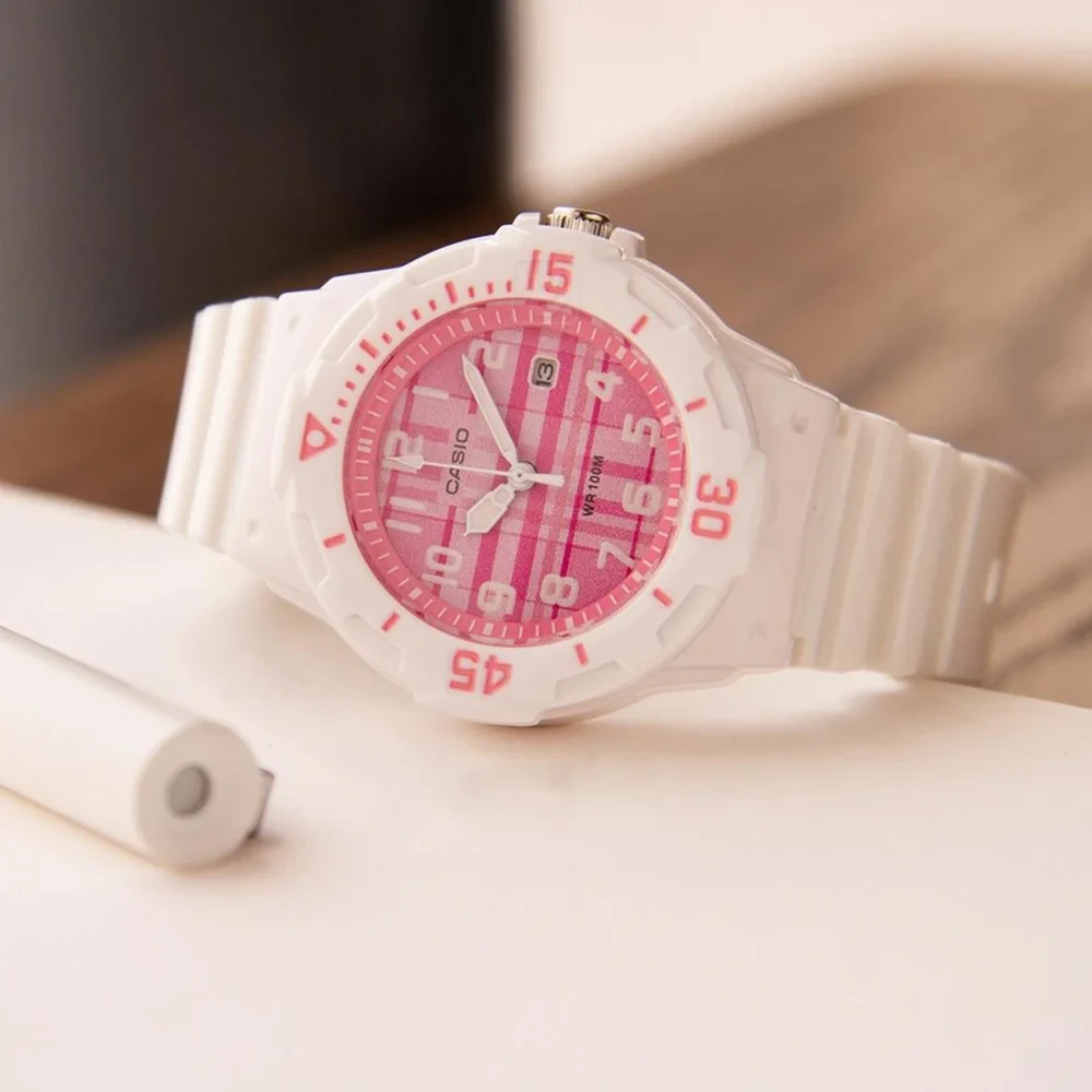 Moteriškas laikrodis CASIO LRW-200H 4CVDF (zd557l) + BOX