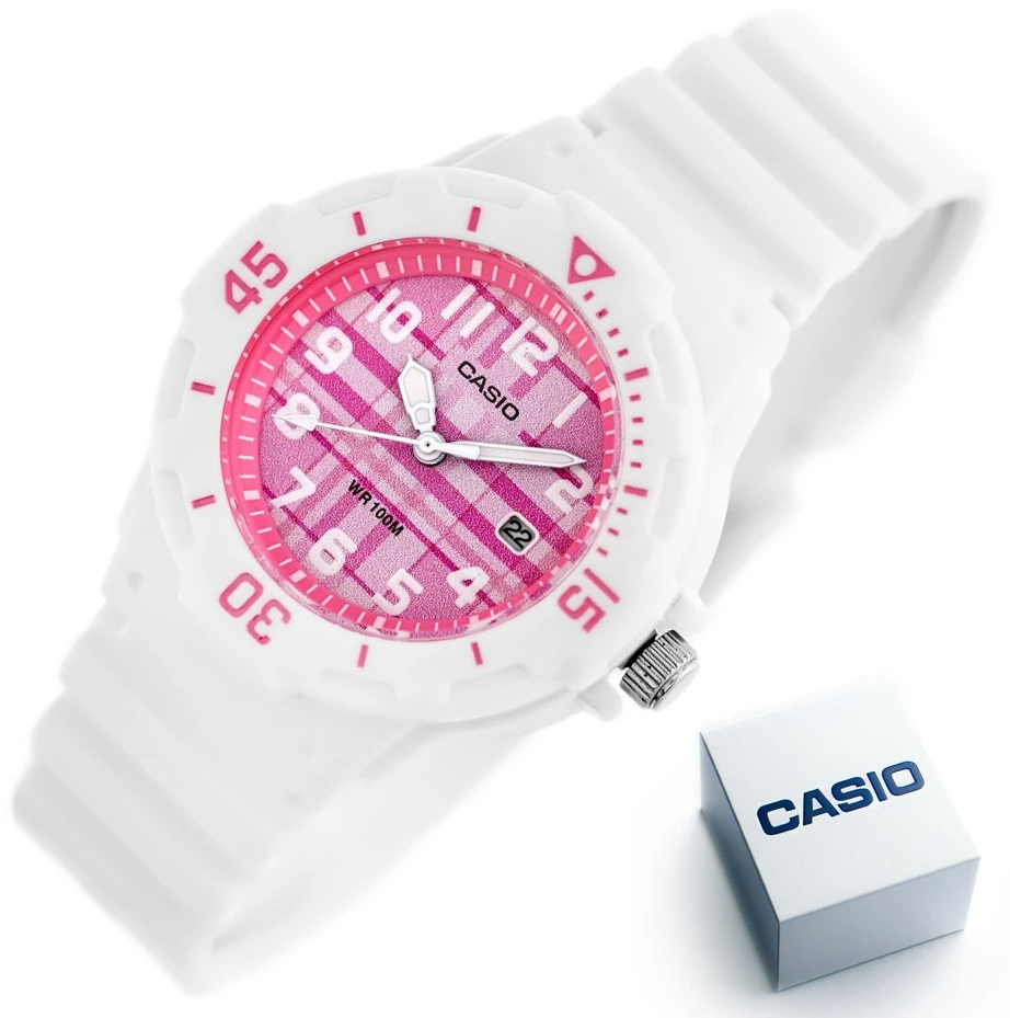 Moteriškas laikrodis CASIO LRW-200H 4CVDF (zd557l) + BOX
