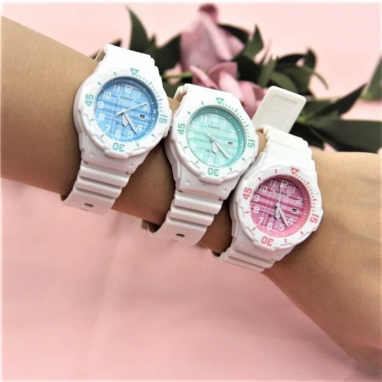Moteriškas laikrodis CASIO LRW-200H 4CVDF (zd557l) + BOX