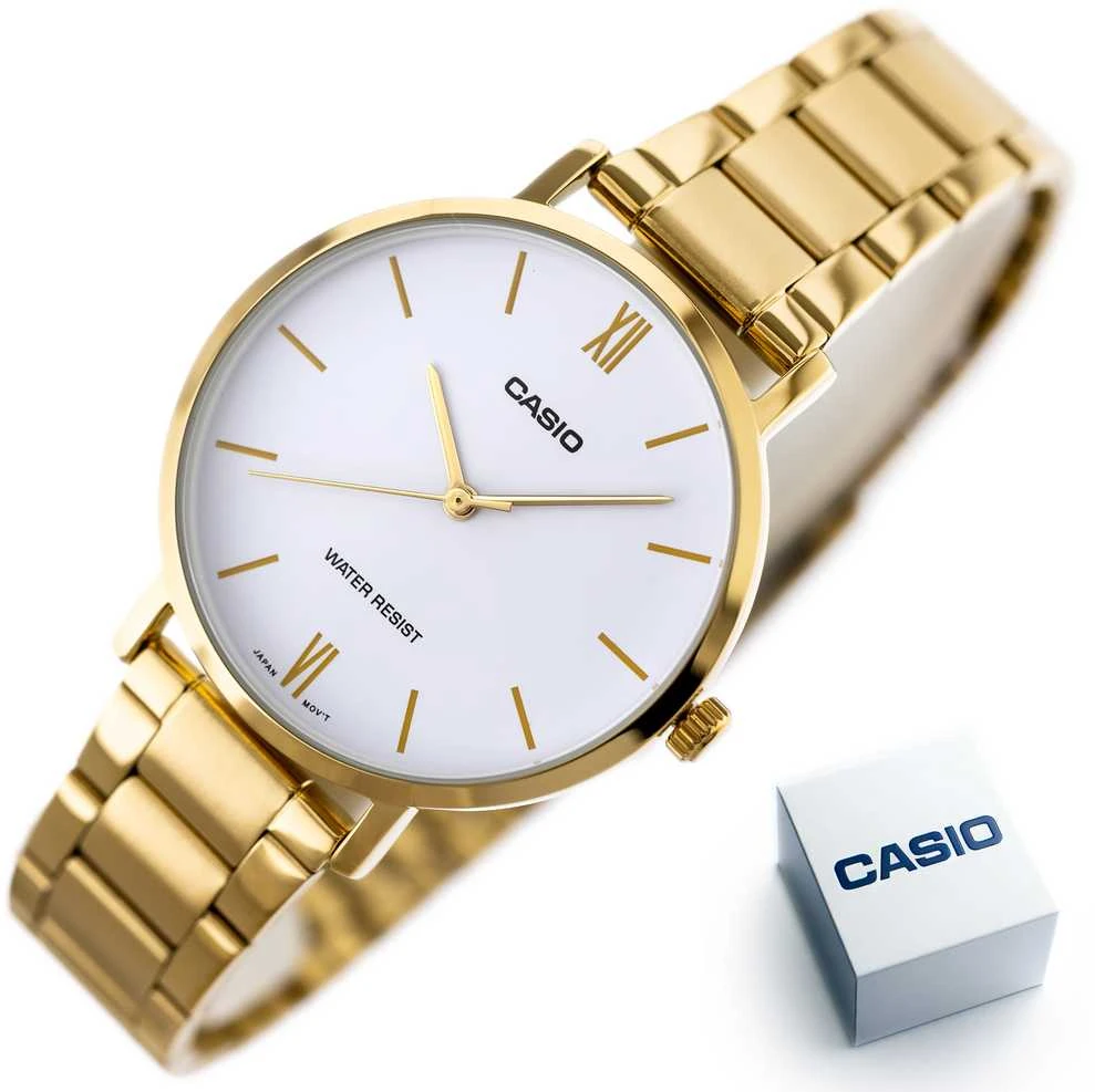 Moteriškas laikrodis CASIO LTP-VT01G-7BUDF + BOX