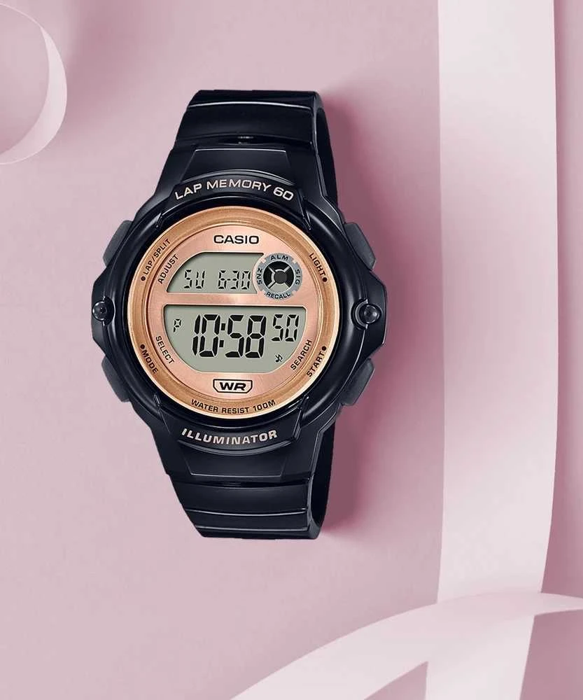 Laikrodis CASIO WOMEN'S WATCH LWS-1200H-1AVDF + BOX