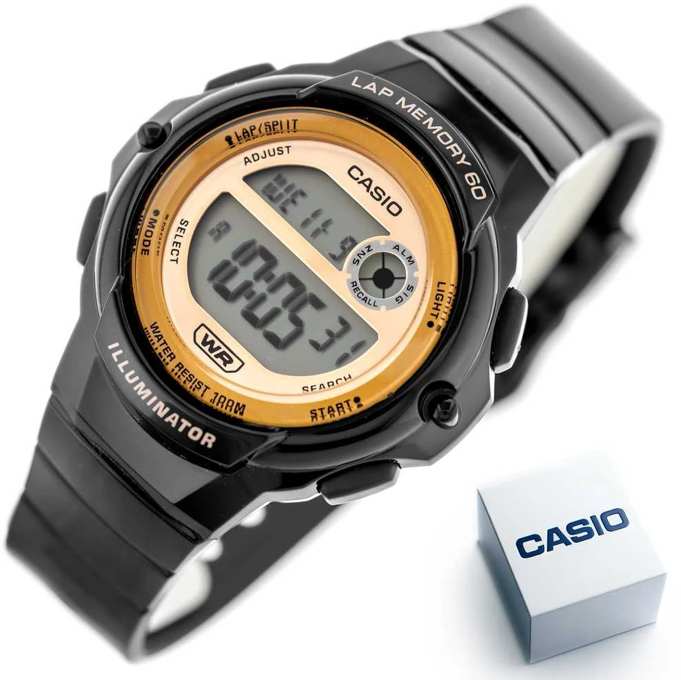 Laikrodis CASIO WOMEN'S WATCH LWS-1200H-1AVDF + BOX