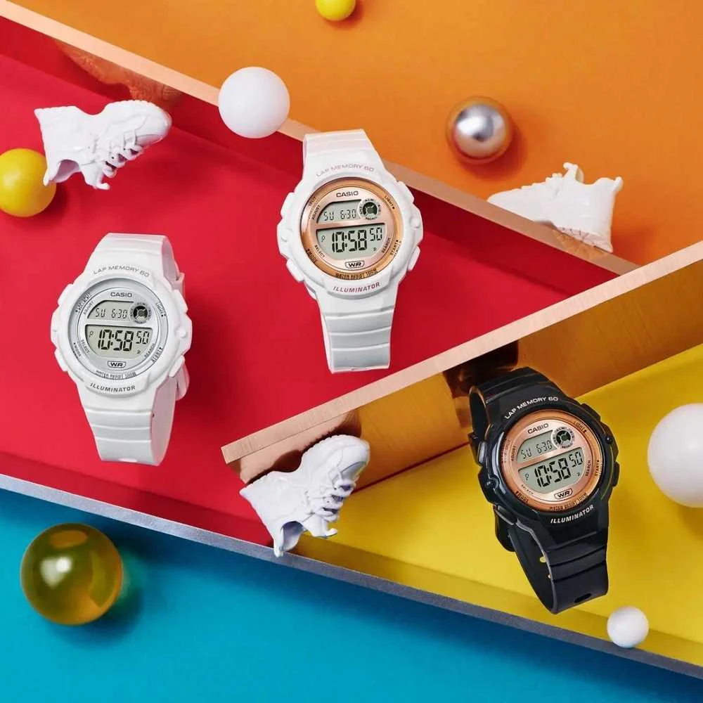 Laikrodis CASIO WOMEN'S WATCH LWS-1200H-1AVDF + BOX
