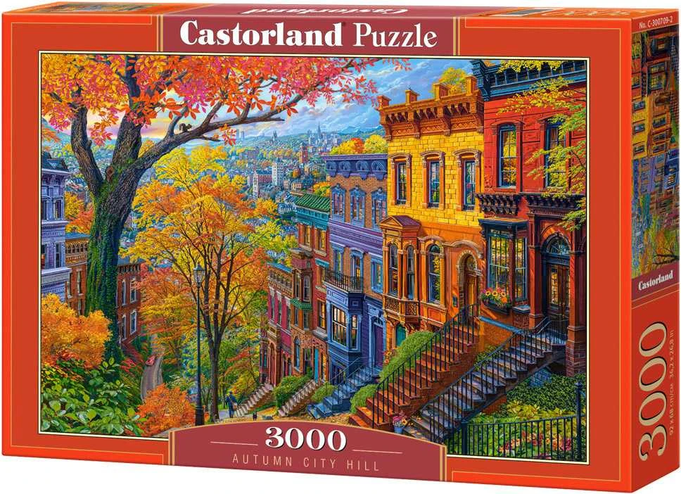 Castorland dėlionė Autumn City Hill 3000 det.