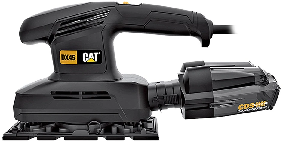 „Caterpillar CAT DX45“ iš elektros tinklo maitinamas orbitinis šlifuoklis