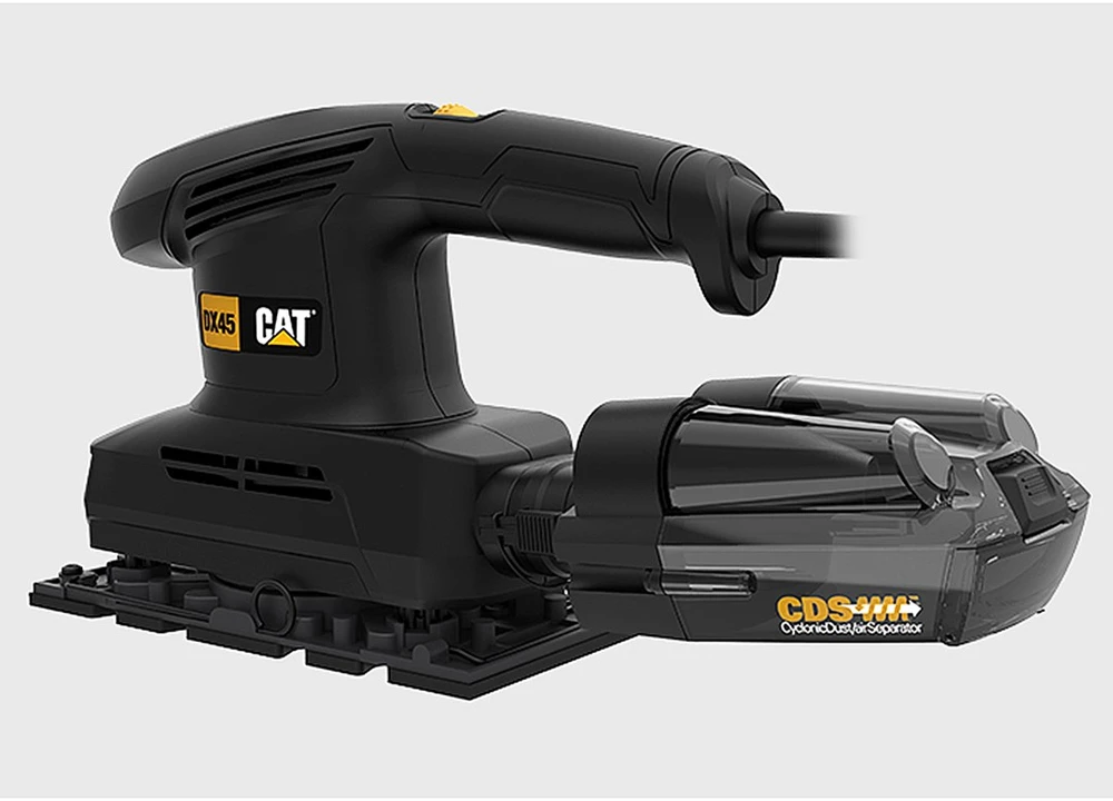 „Caterpillar CAT DX45“ iš elektros tinklo maitinamas orbitinis šlifuoklis