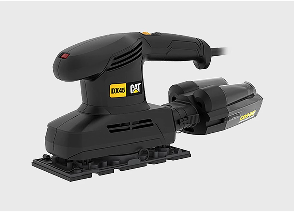 „Caterpillar CAT DX45“ iš elektros tinklo maitinamas orbitinis šlifuoklis
