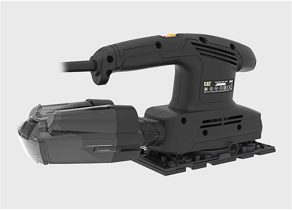 „Caterpillar CAT DX45“ iš elektros tinklo maitinamas orbitinis šlifuoklis