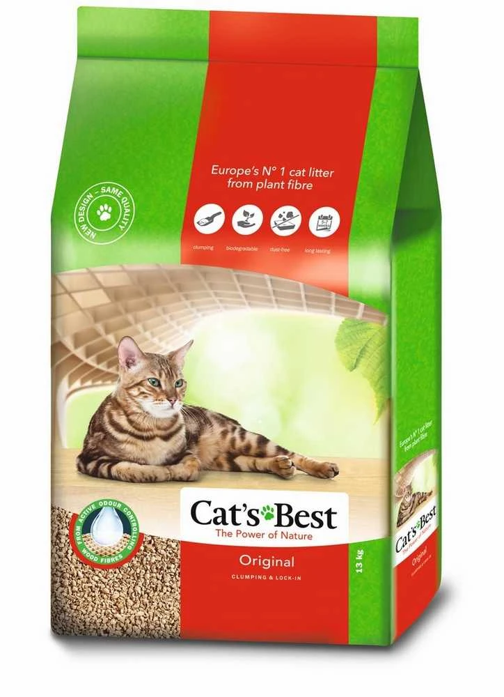 Cat's Best Eco Plus kraikas katėms, 13 kg