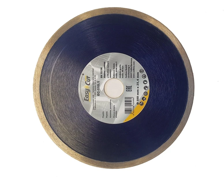 Deimantinis pjovimo diskas Cedima EC-110.1 125x22,23x1,5mm