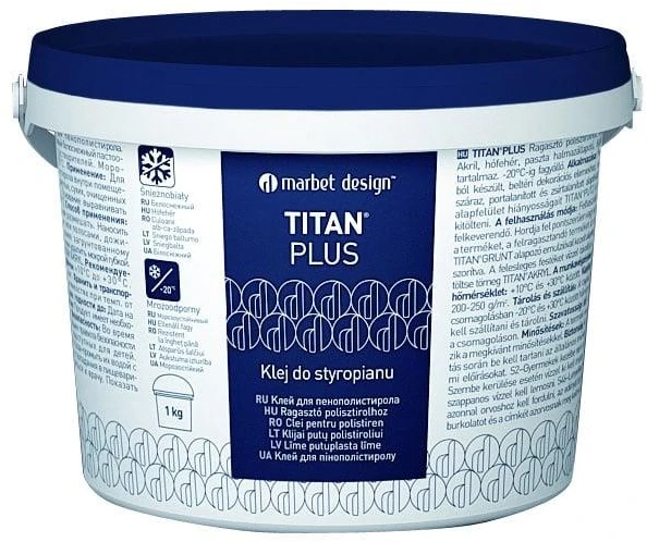 None Nežinomas Lubų klijai Titan plius, 1kg