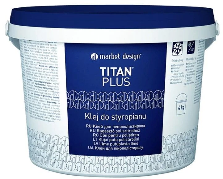 None Nežinomas Lubų klijai Titan plius, 4kg