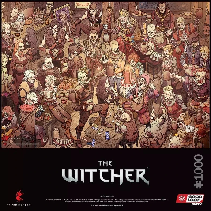 „Cenega“ dėlionė „Good Loot Gaming“ – „The Witcher“: Gimtadienis, 1000 vnt.