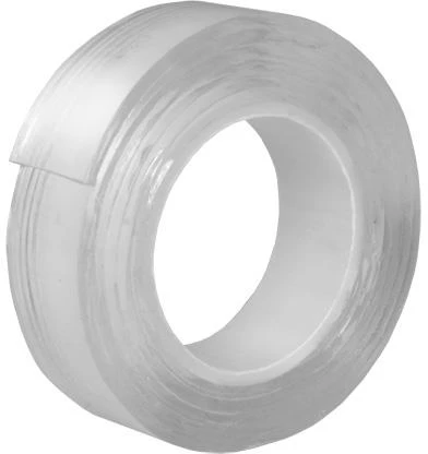 Dvipusė lipnioji juostelė CENTRUM 91237, 1m × 18mm, skaidri