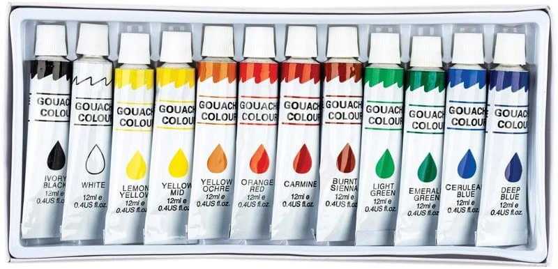 Centrum GUAŠAS METAL TŪBELĖSE 12VNTX12ML 83551