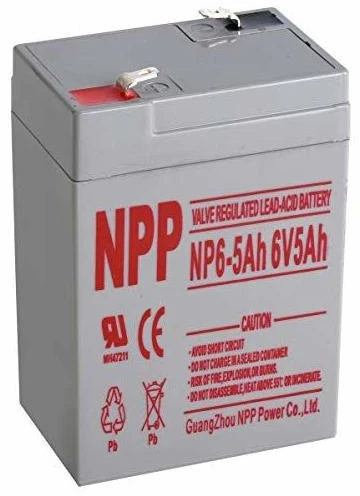 Akumuliatorius NPP, 6V, 5AH, PB