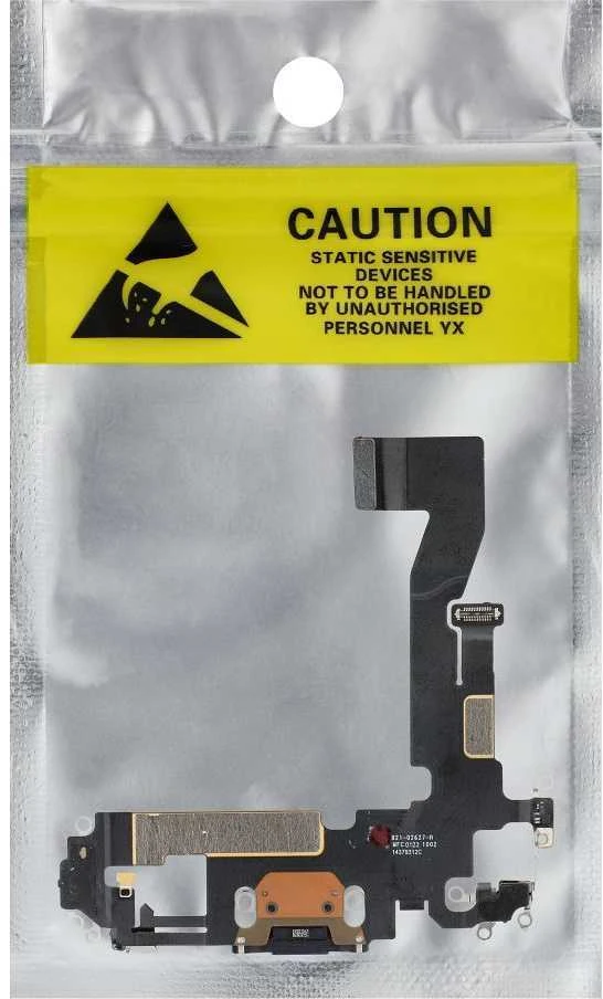 OEM įkrovimo lankstus USB įkroviklis IPHONE 12 Pro juodas (ištrauktas)