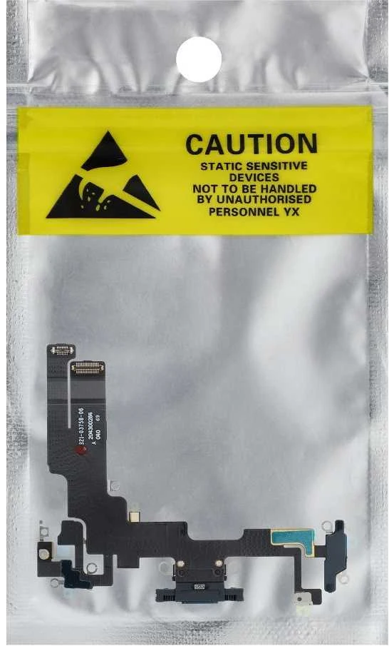 Charging flex USB for IPHONE 14 juodas OEM