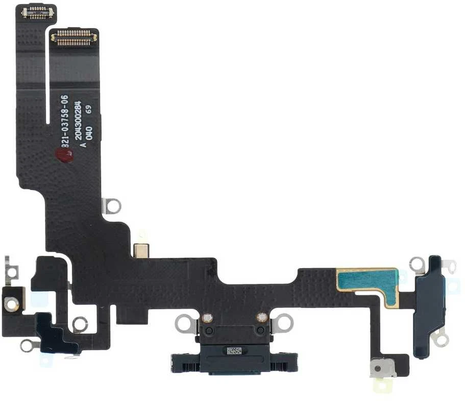 Charging flex USB for IPHONE 14 juodas OEM
