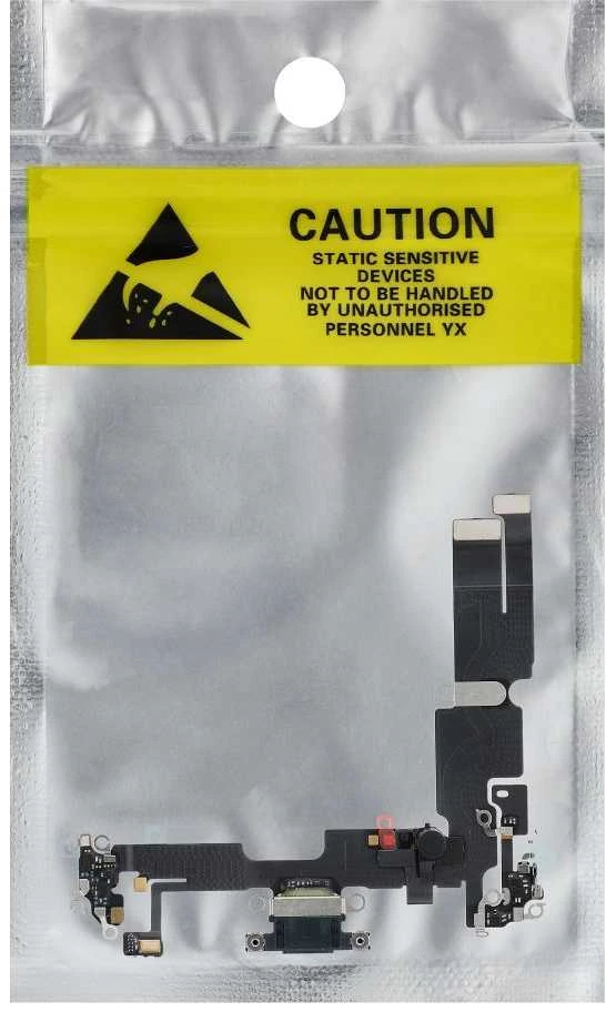 OEM įkrovimo lankstus USB įkroviklis IPHONE 14 Plus juodas (ištrauktas)