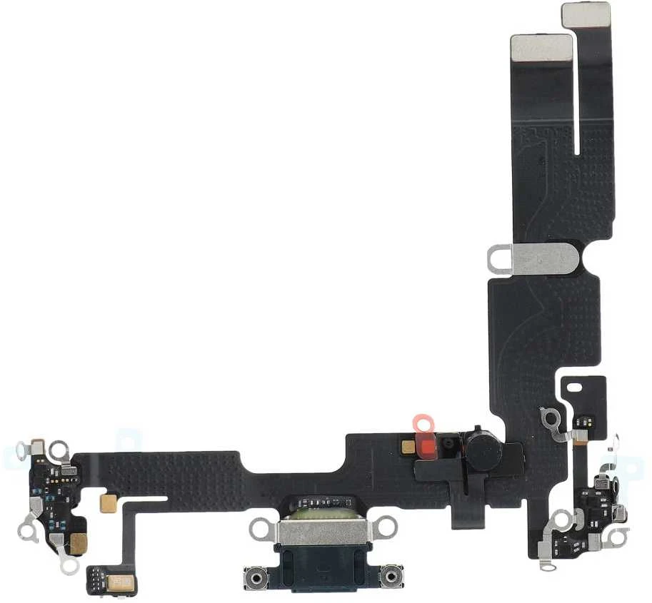 OEM įkrovimo lankstus USB įkroviklis IPHONE 14 Plus juodas (ištrauktas)