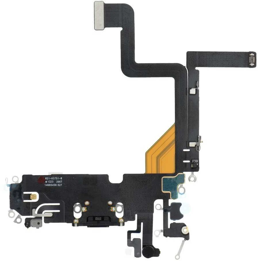OEM įkrovimo lankstus USB įkroviklis IPHONE 14 Pro juodas (ištrauktas)