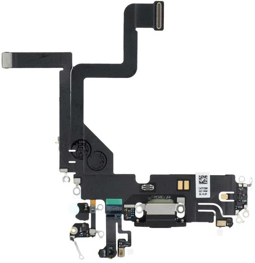 OEM įkrovimo lankstus USB įkroviklis IPHONE 14 Pro juodas (ištrauktas)