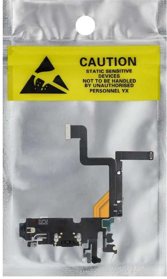 OEM įkrovimo lankstus USB įkroviklis IPHONE 14 Pro juodas (ištrauktas)