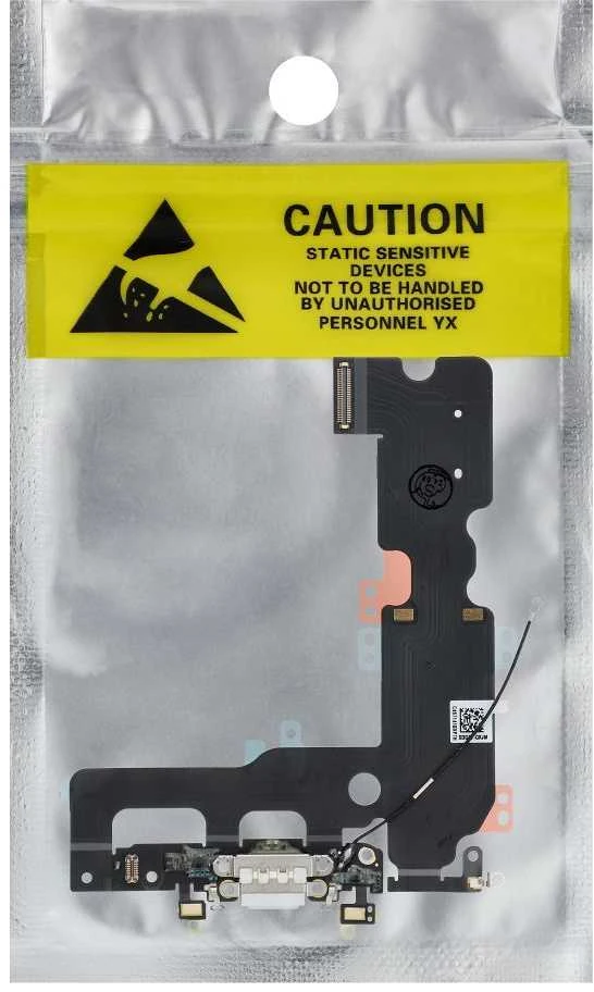 Įkrovimo lankstus USB, skirtas IPHONE 7 Plus baltas OEM