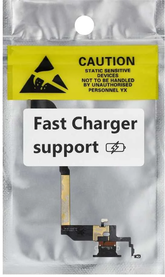 Oem Charging flex USB for IPHONE X juodas (used) (Atnaujinta)