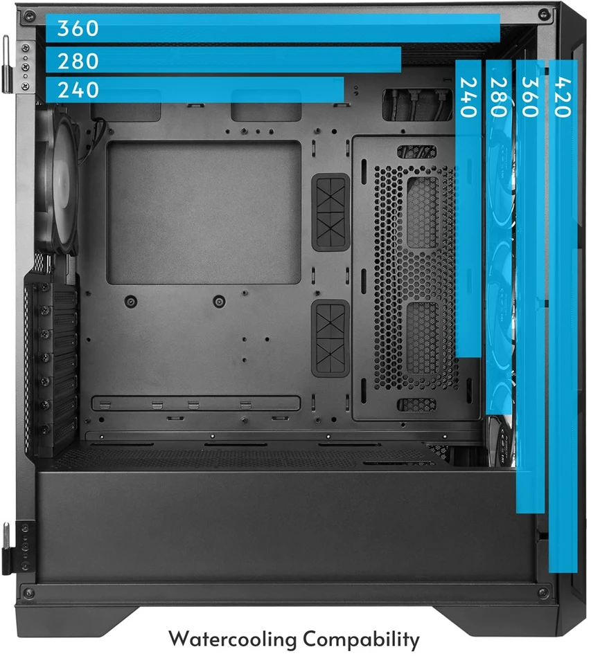 CHIEFTEC APEX LUMO TG ATX žaidimų korpusas