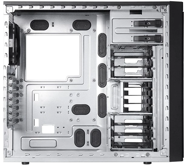 Chieftec BW-01B-OP computer case Midi Tower Juodas