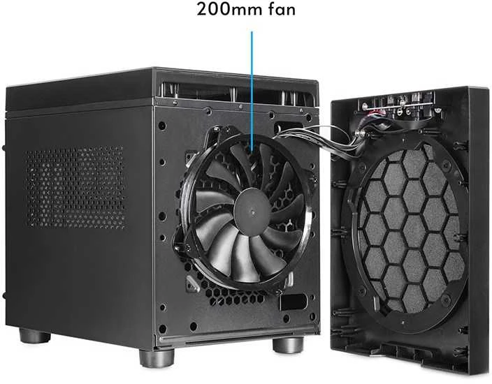Chieftec CI-03B-OP computer case Cube Juodas