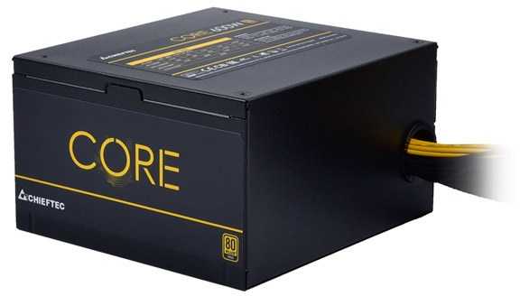 Chieftec Core BBS-600S power supply unit 600 W 24-pin ATX PS/2 Juodas