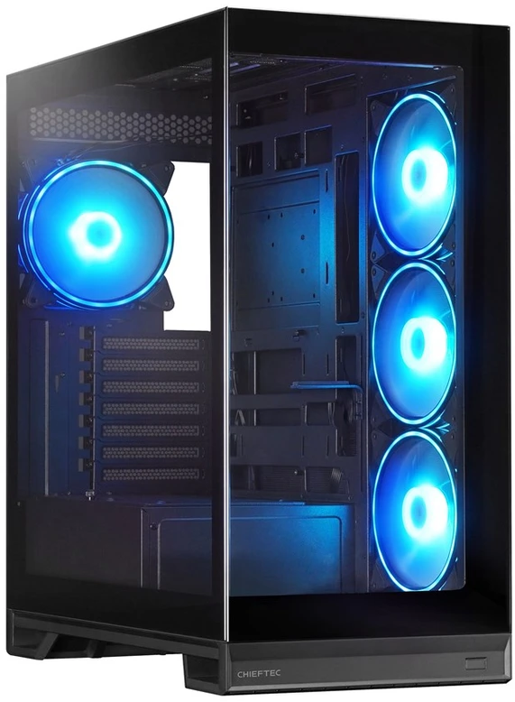 Kompiuterio korpusas - Chieftec GX-30B-OP ATX USB-C Grūdintas stiklas RGB Juodas