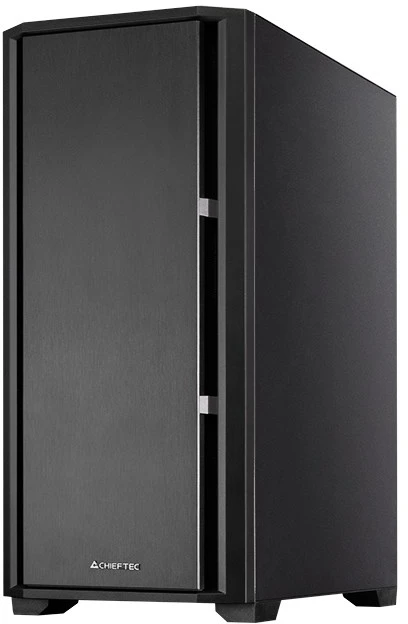 Chieftec AS-02B-TG-OP kompiuterio korpusas Midi Tower Juodas