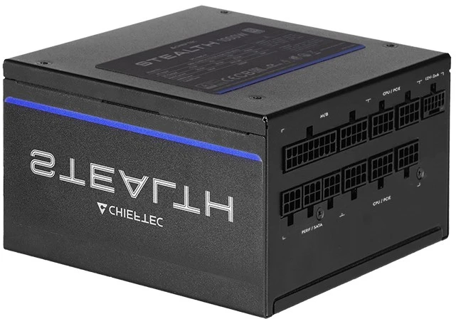 Chieftec Stealth 1000W Vega M serijos SPX-1000-FC 80+ Platin maitinimo blokas 24 kontaktų ATX ATX Juodas
