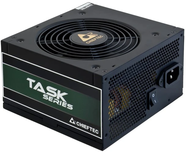 Chieftec Task TPS-500S maitinimo blokas 500 W 24 kontaktų ATX ATX Juodas