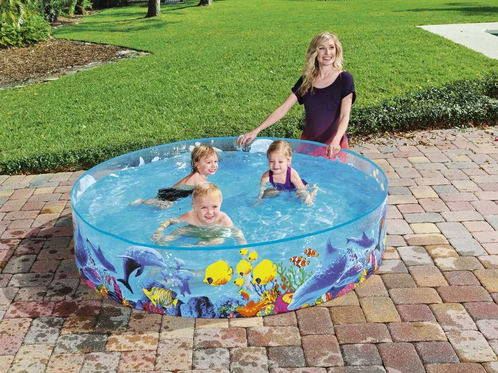 Ramstinis baseinas Bestway Fill N Fun Odyssey 55030, 183x38 cm, mėlynas