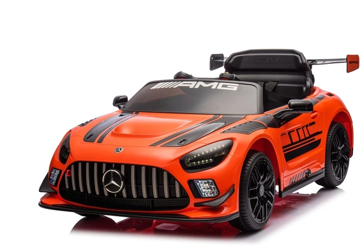None Nežinomas Vaikiškas elektromobilis Mercedes AMG GT3, juoda/oranžinė