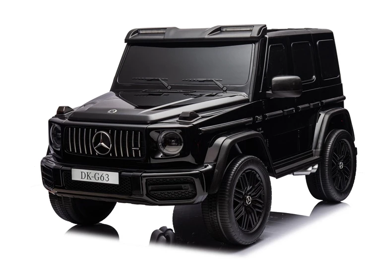 None Children's electric car Mercedes G63. baltas/juodas/