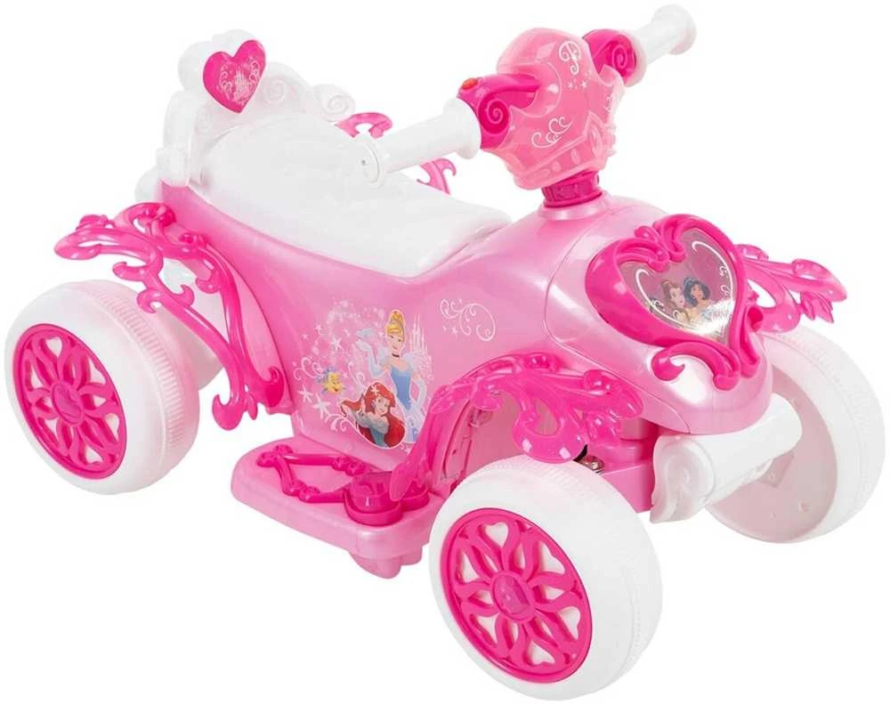 Huffy Princess BUBBLE keturratis, 7,2 V, rožinis