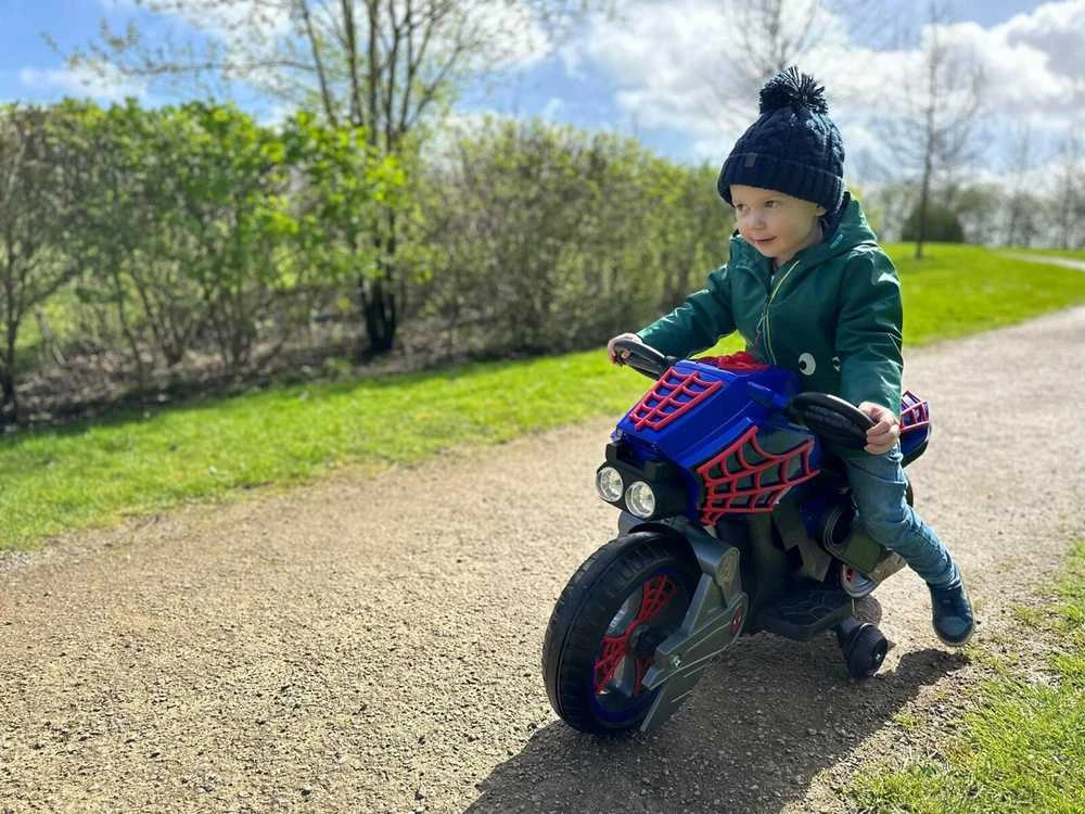 Huffy SPIDER-MAN 7.2V vaikų elektrinis motociklas