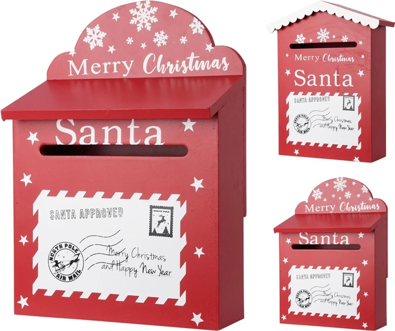 Nežinomas Christmas decoration Mailbox ARD200050. 20 cm. red col.