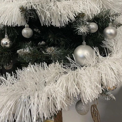 Christmas medžio garland - baltas 6m Ruhhy 22307
