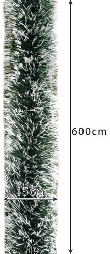 Christmas medžio garland - frosted 6m Ruhhy 22310