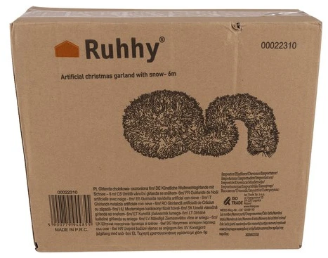 Christmas medžio garland - frosted 6m Ruhhy 22310